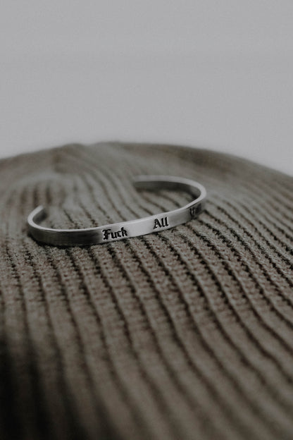 THIN FAY STAINLESS STEEL CUFFS (LIMITED QUANTITIES)