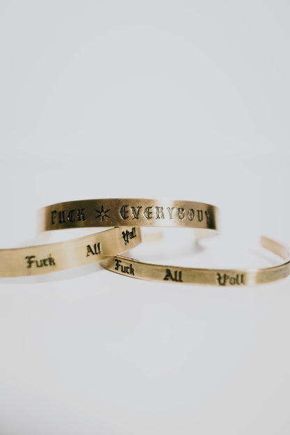 F/E CUFF (BRASS - LIMITED QUANTITTIES)
