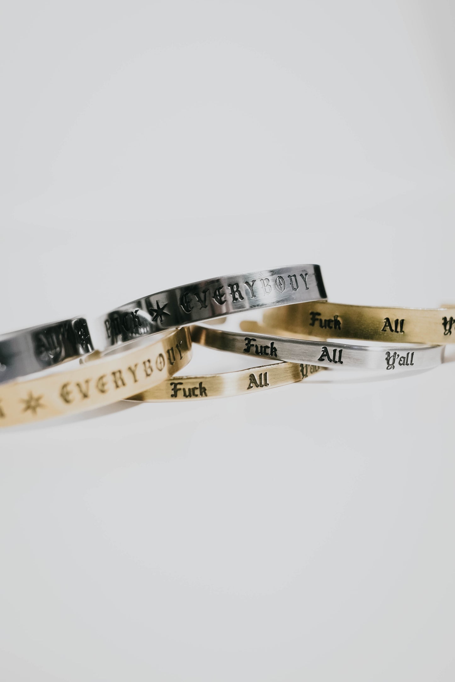 THIN FAY BRASS CUFFS (LIMITED QUANTITIES)