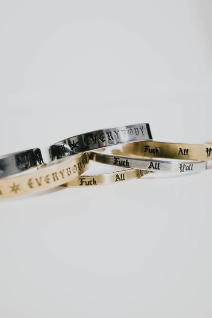 THIN FAY BRASS CUFFS (LIMITED QUANTITIES)