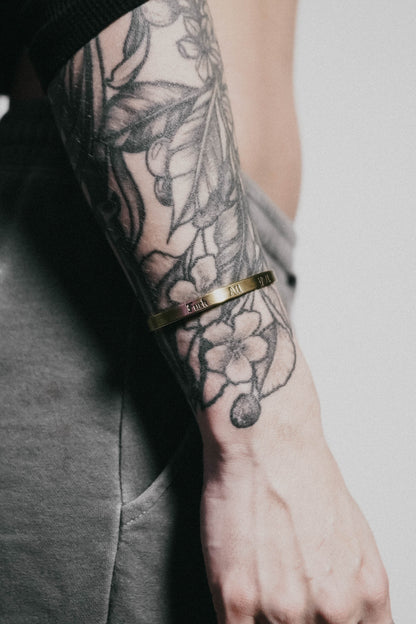 THIN FAY BRASS CUFFS (LIMITED QUANTITIES)