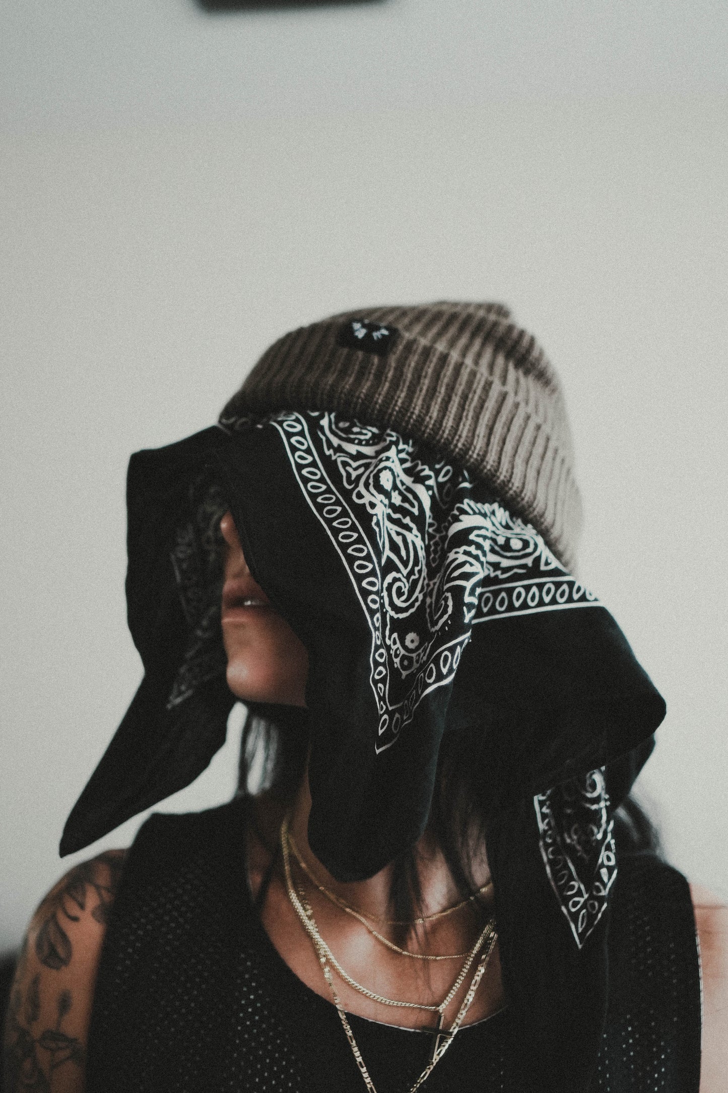 ULTRA RIBBED FISHERMAN'S KNIT BEANIE (WALNUT)