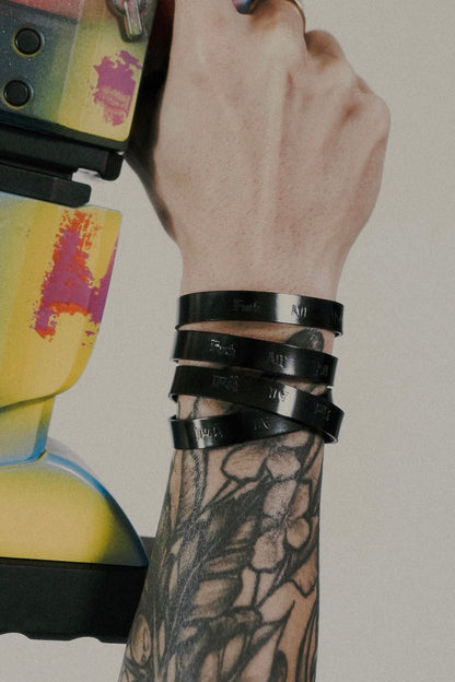 TRIPLE BLACK ALUMINUM CUFF (LIMITED QUANTITTIES)